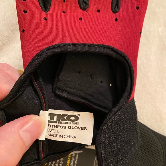 Size L TKO Workout Gloves - Picture 5 of 9